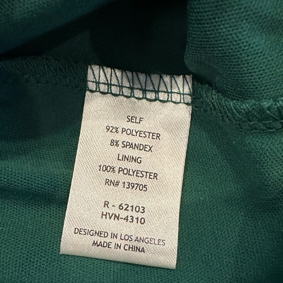 Love, Nickie Lew gathered satin mini dress in emerald green - Picture 7 of 8